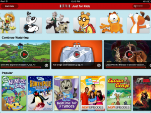 Netflix for Kids on the iPad