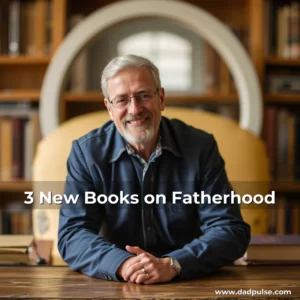 Artistic representation for 3 New Books on Fatherhood