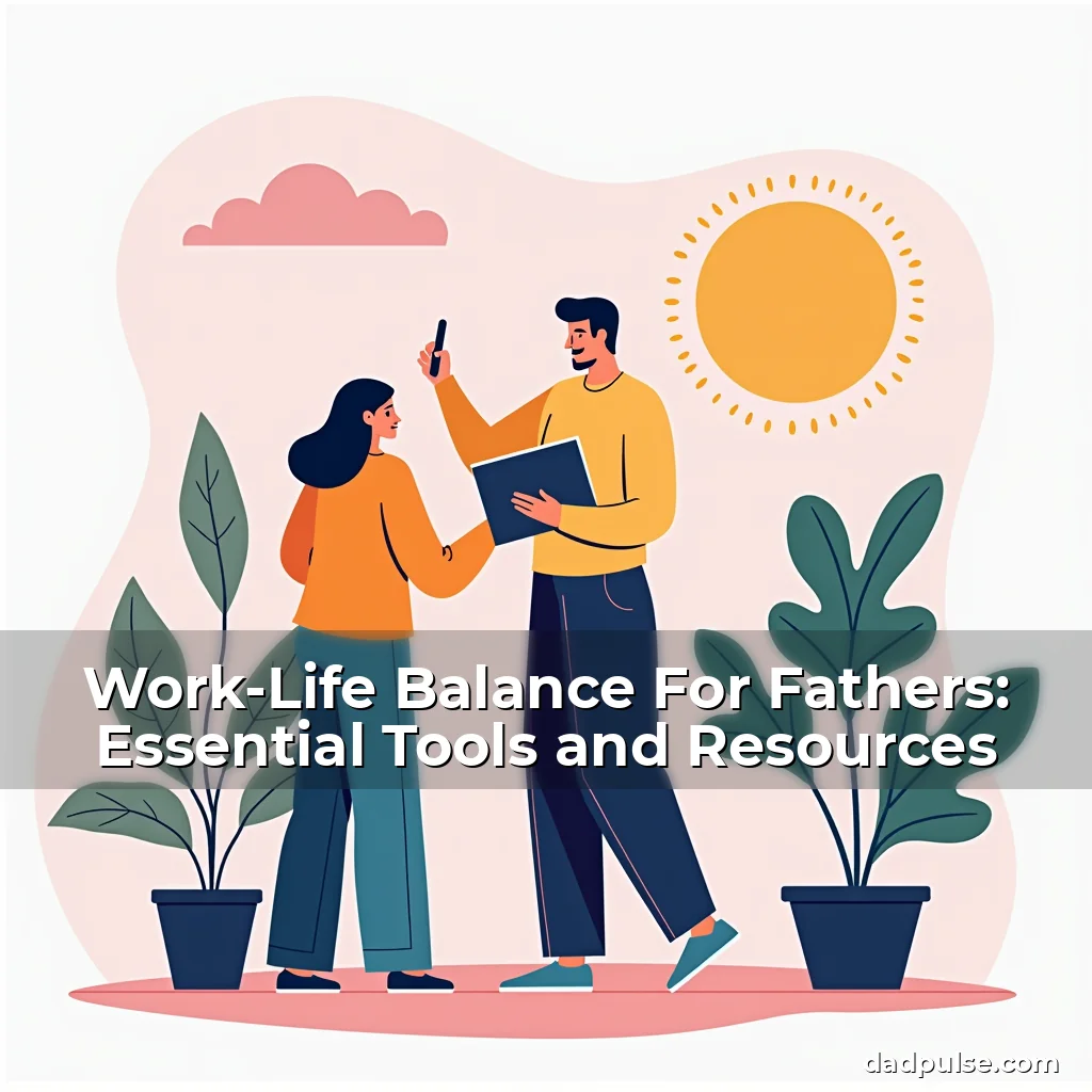Artistic representation for Work-Life Balance For Fathers: Essential Tools and Resources