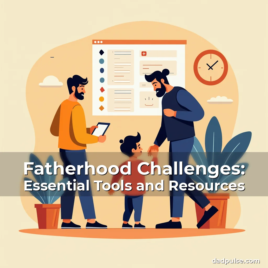 Artistic representation for Fatherhood Challenges: Essential Tools and Resources