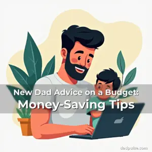 Artistic representation for New Dad Advice on a Budget: Money-Saving Tips