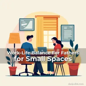 Artistic representation for Work-Life Balance For Fathers for Small Spaces