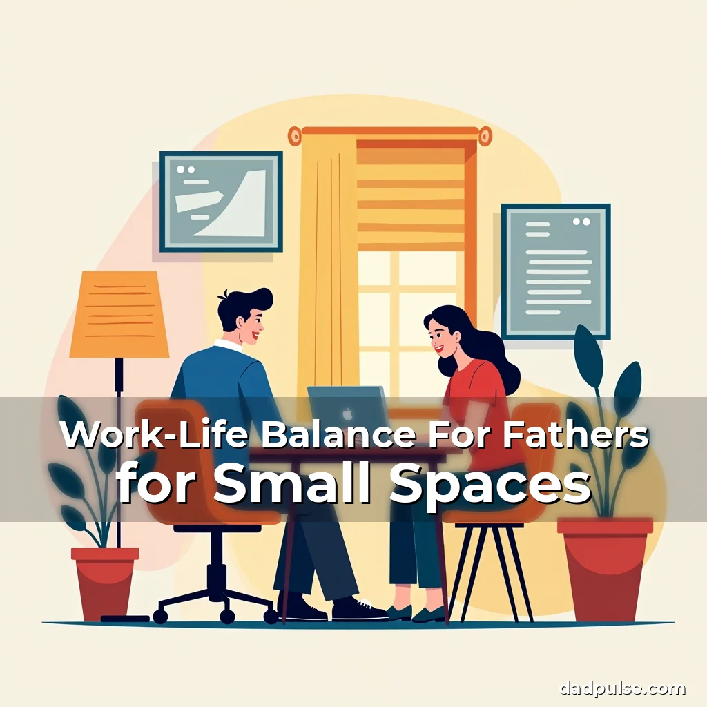 Artistic representation for Work-Life Balance For Fathers for Small Spaces