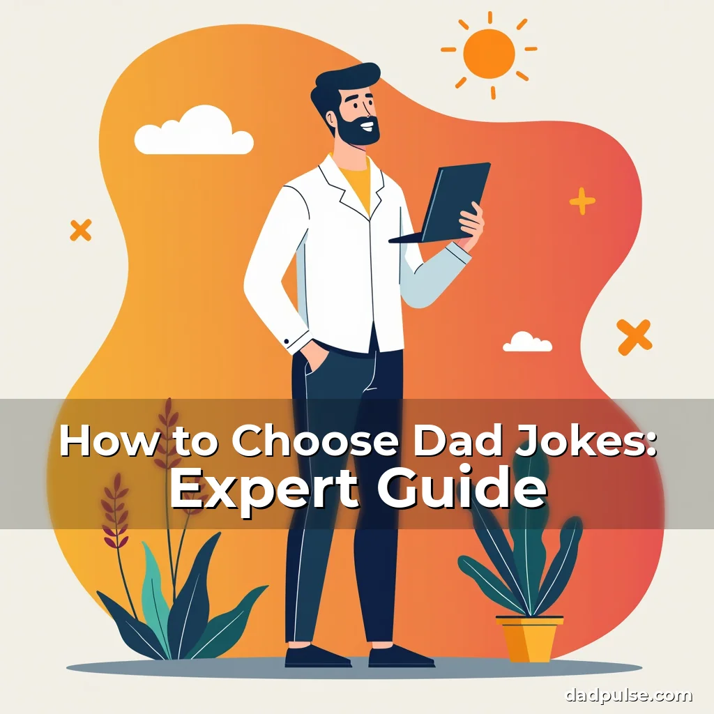 Artistic representation for How to Choose Dad Jokes: Expert Guide