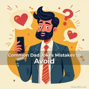 Artistic representation for Common Dad Jokes Mistakes to Avoid