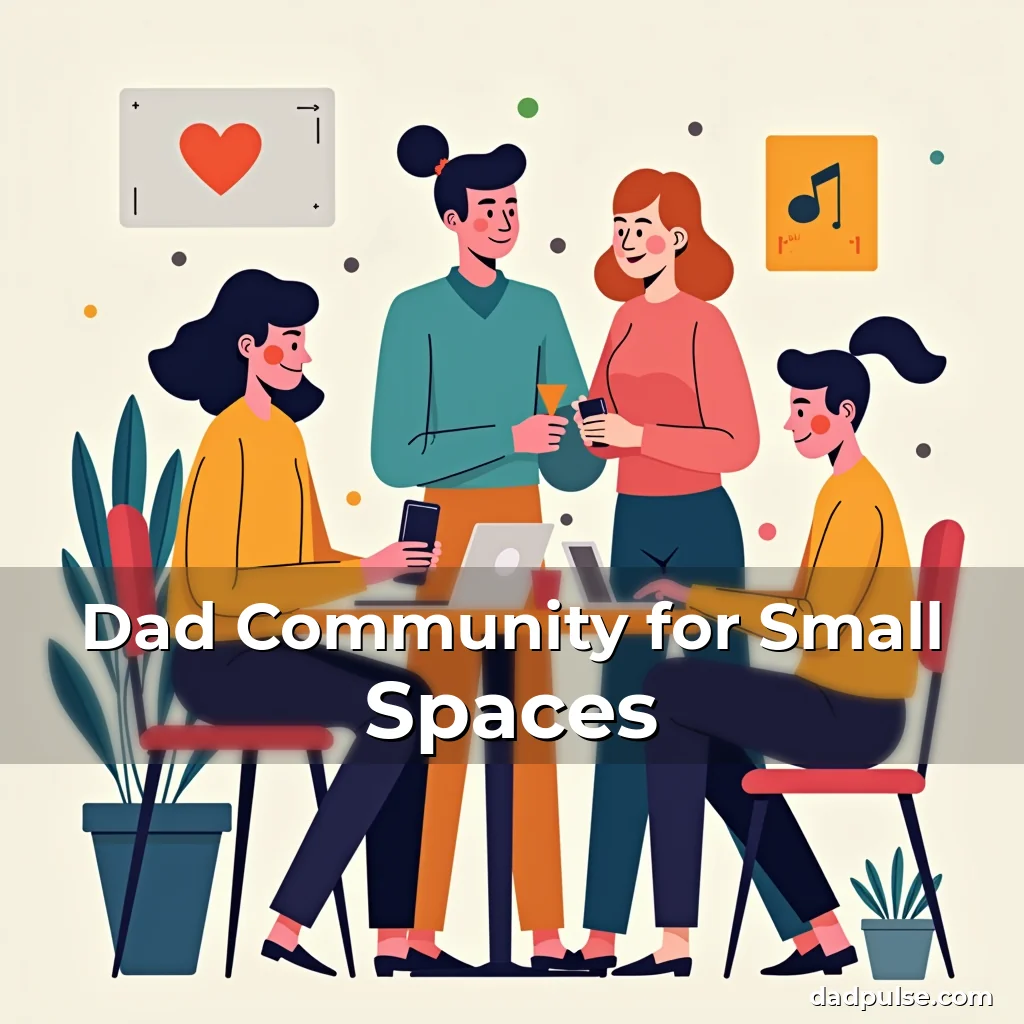 Artistic representation for Dad Community for Small Spaces