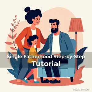 Artistic representation for Single Fatherhood Step-by-Step Tutorial