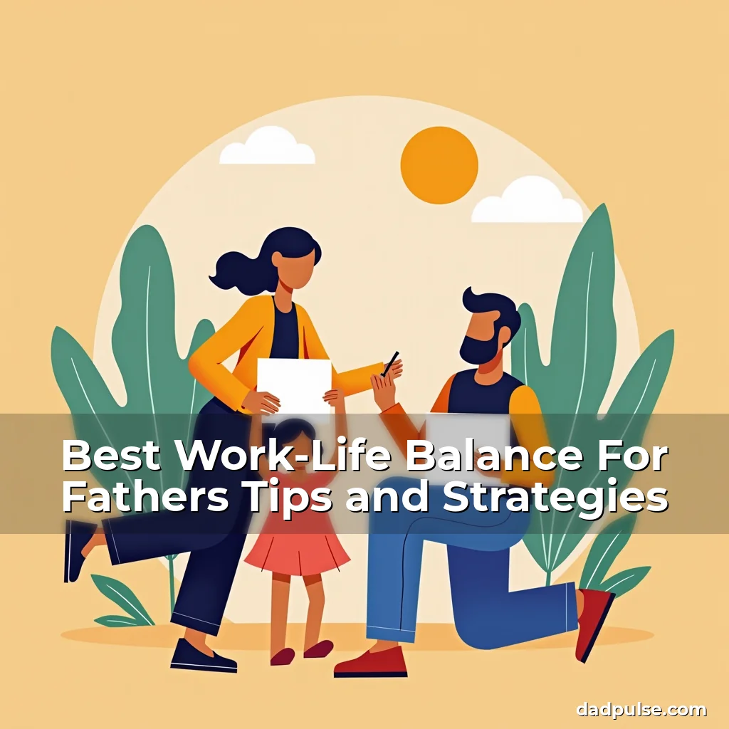Artistic representation for Best Work-Life Balance For Fathers Tips and Strategies