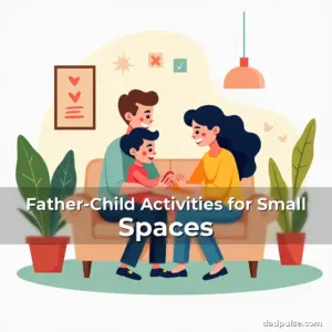 Artistic representation for Father-Child Activities for Small Spaces