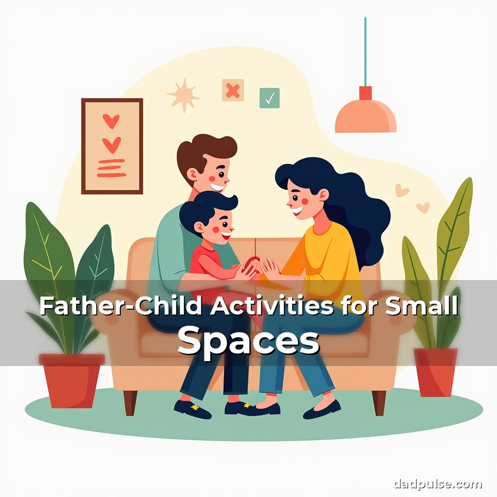 Artistic representation for Father-Child Activities for Small Spaces