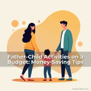 Artistic representation for Father-Child Activities on a Budget: Money-Saving Tips