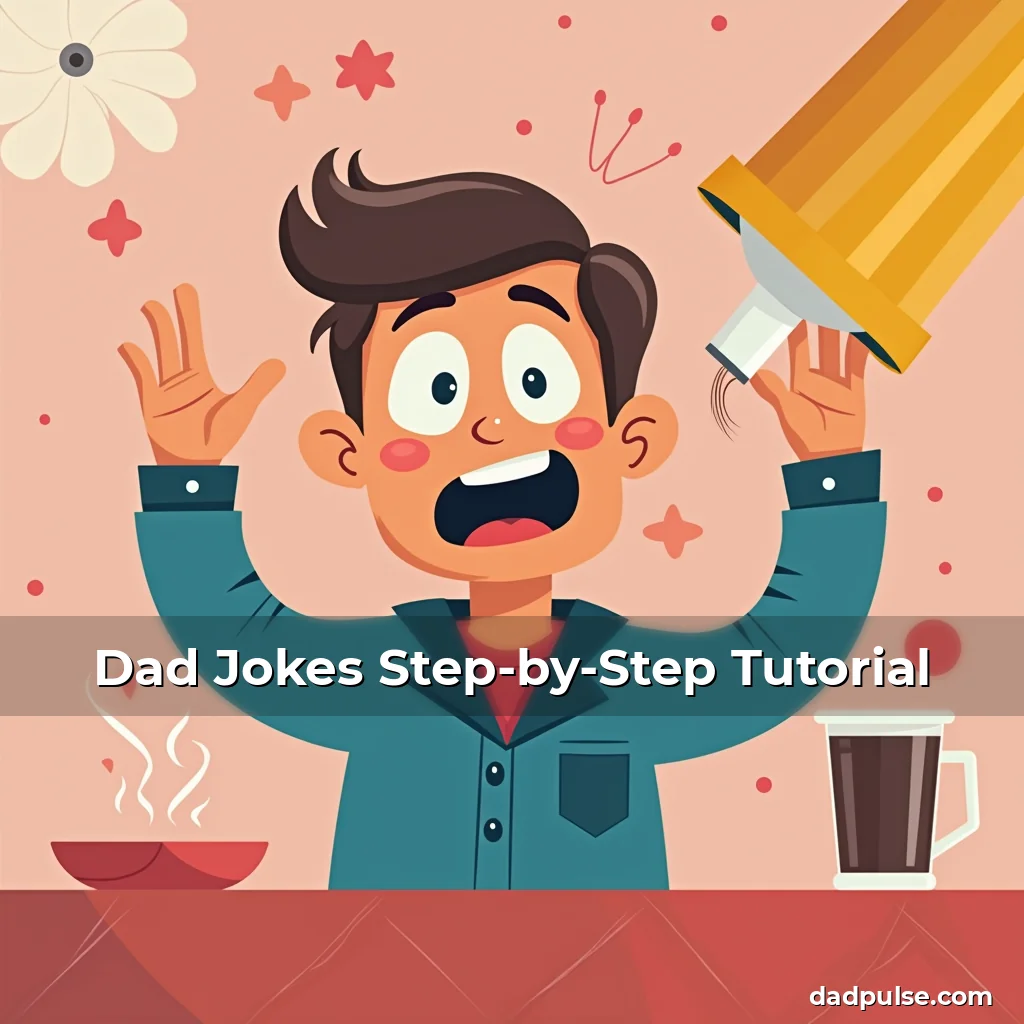 Artistic representation for Dad Jokes Step-by-Step Tutorial