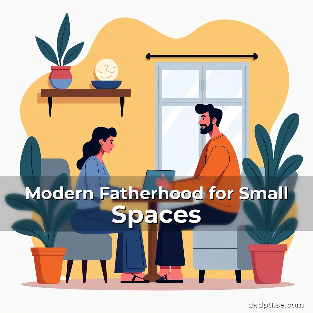 Artistic representation for Modern Fatherhood for Small Spaces