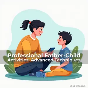 Artistic representation for Professional Father-Child Activities: Advanced Techniques