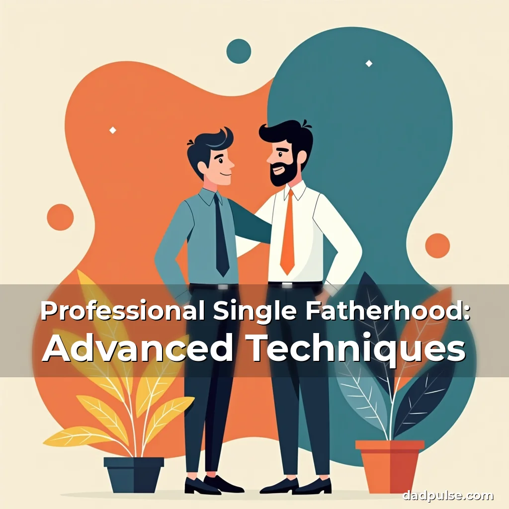 Artistic representation for Professional Single Fatherhood: Advanced Techniques