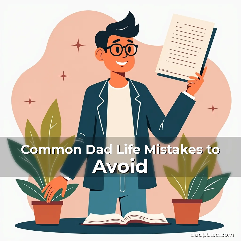Artistic representation for Common Dad Life Mistakes to Avoid