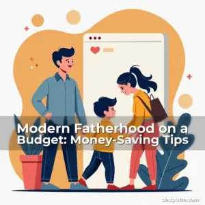 Artistic representation for Modern Fatherhood on a Budget: Money-Saving Tips