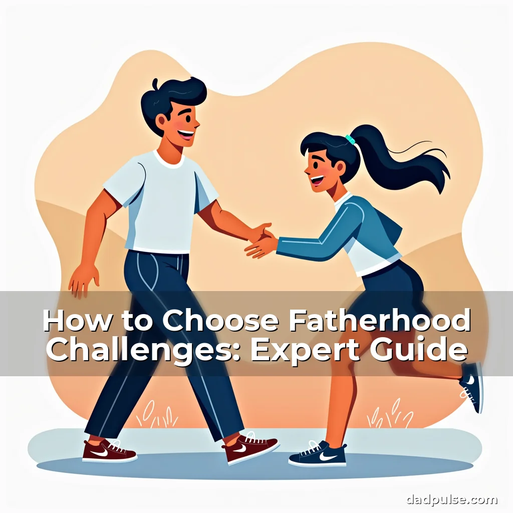 Artistic representation for How to Choose Fatherhood Challenges: Expert Guide