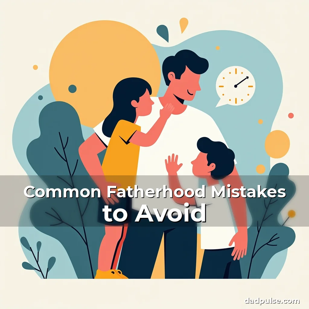 Artistic representation for Common Fatherhood Mistakes to Avoid